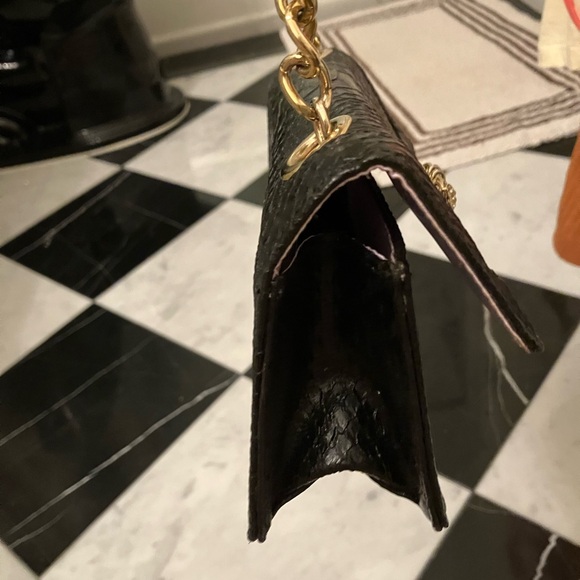 Liz Claiborne Black Crocodile Bag - Picture 5 of 11